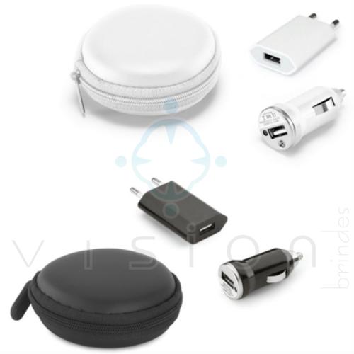 Kit Carregadores USB