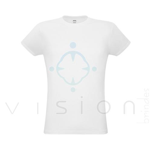 Camiseta Unissex Corte Regular Branca (150 g/m²)