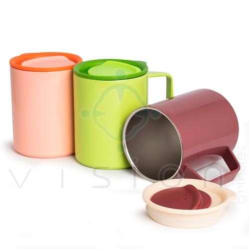 Caneca em Inox Parede Dupla 270ml